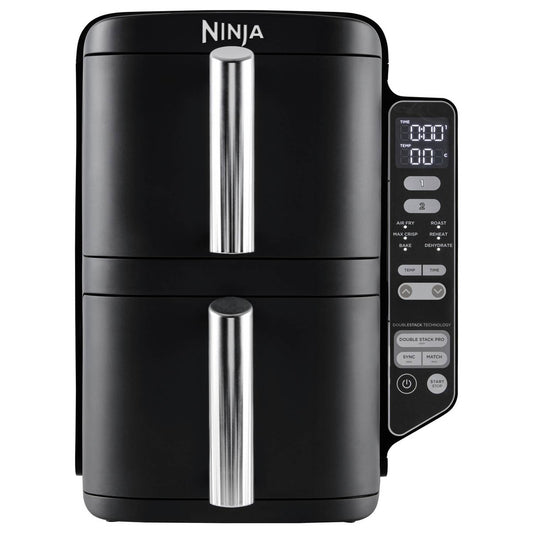 Ninja Double Stack SL300UK 7.6L Air Fryer - Black